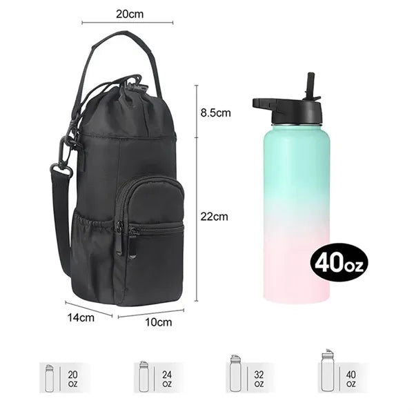 Water Bottle Holder with Strap