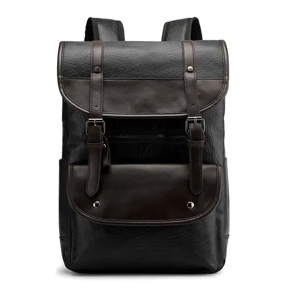 Leather Laptop Backpack