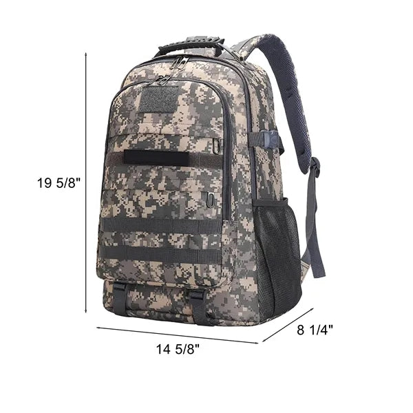 40L Rectangle Oxford Hiking Backpack