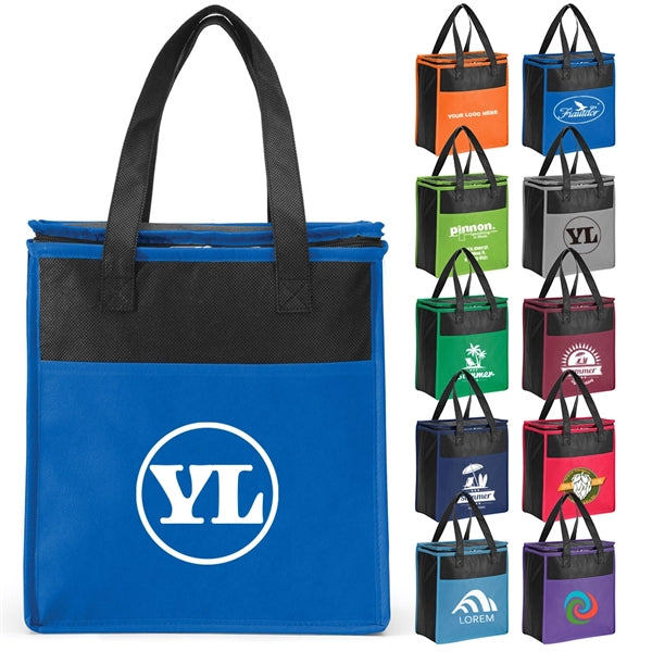 Large Lunch Colorful Cooler Tote