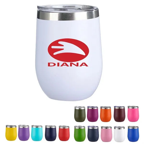 12 oz Insulated Wine Tumblers Coffee Cup