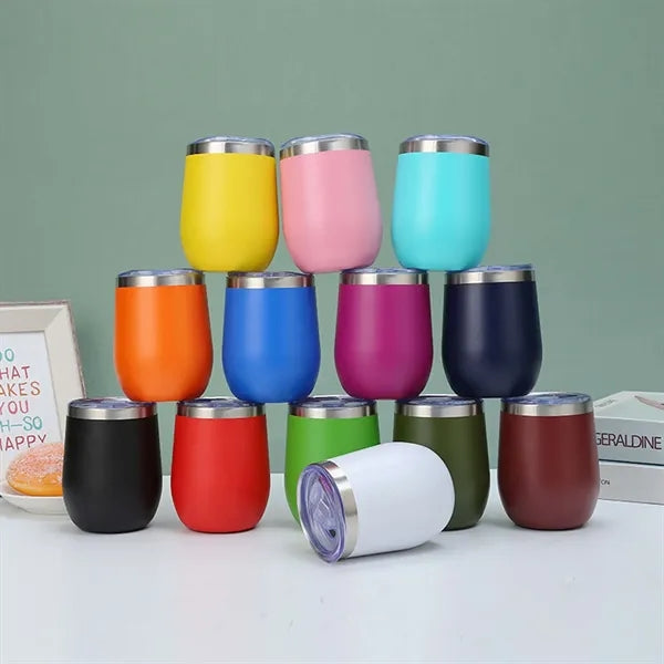 12 oz Insulated Wine Tumblers Coffee Cup