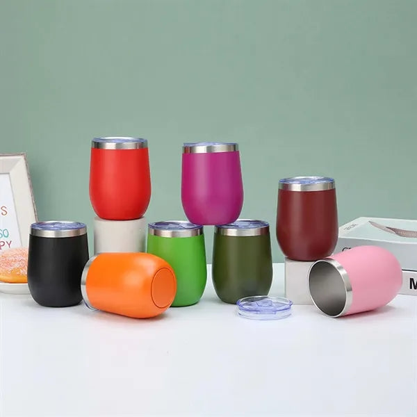 12 oz Insulated Wine Tumblers Coffee Cup