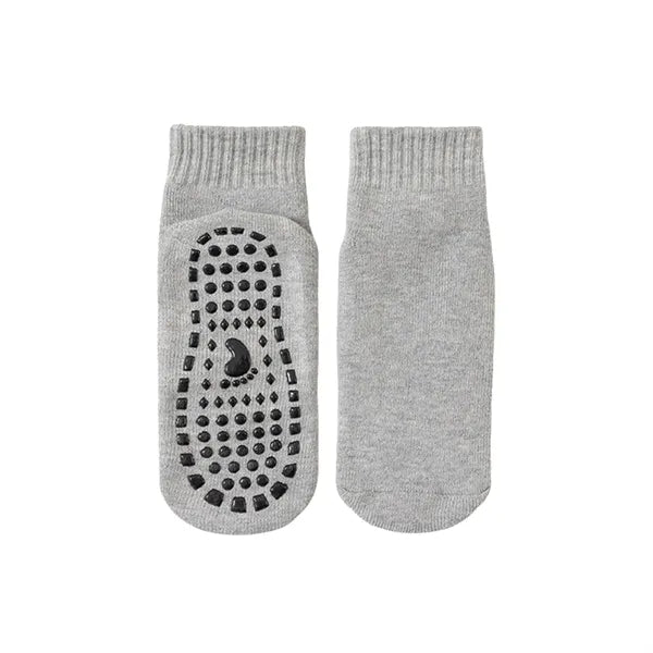 Cotton Anti-Slip Grip Sock for Indoor Fitness & Warmth