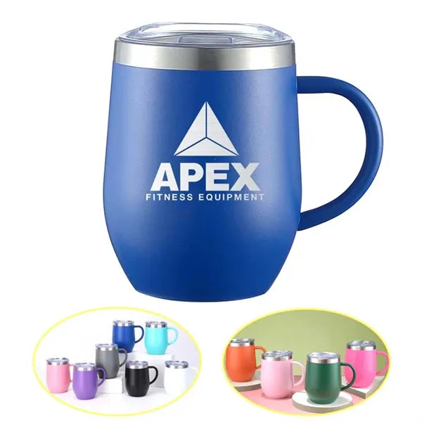 12oz Insulated Coffee Mug with Handle