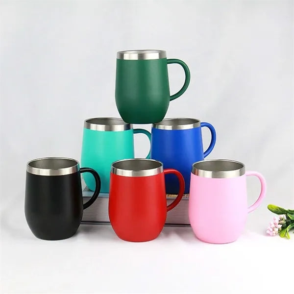 12oz Insulated Coffee Mug with Handle