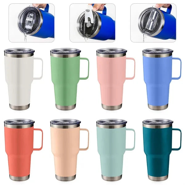 30 oz Stainless Steel Insulated Tumbler With Handle