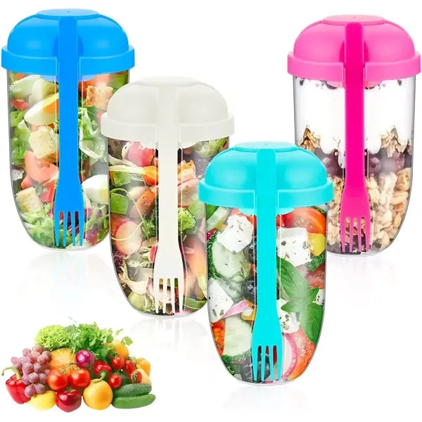 34oz Salad Cup With Fork