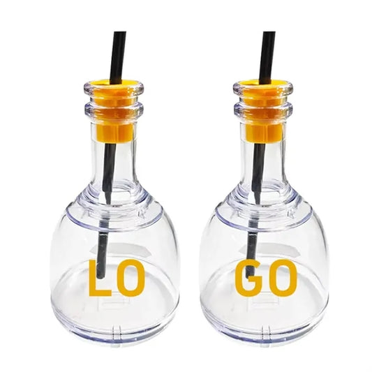 12oz Clear Mini Plastic Tequila Glass with Straw