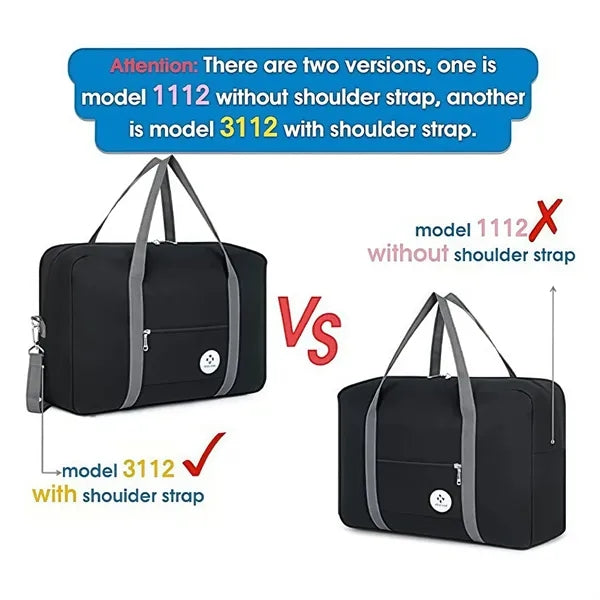 Foldable Travel Duffel Bag Tote Carry on Overnight