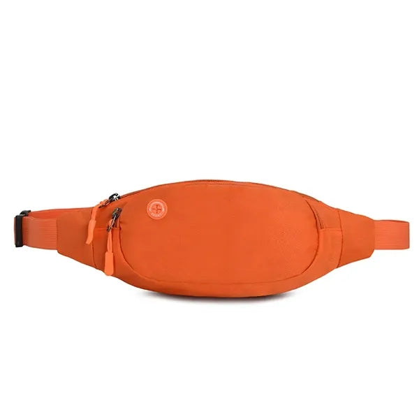 Large Crossbody Fanny Pack with 3-Zipper Pockets
