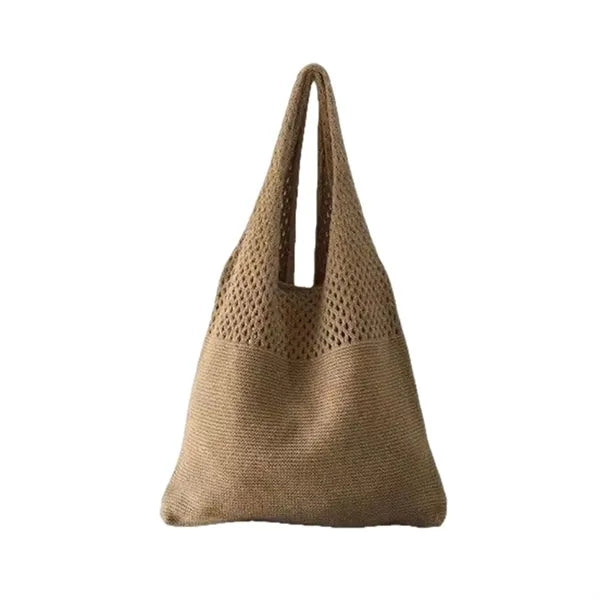 Crochet Mesh Beach Tote Bag