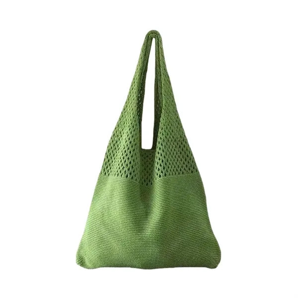 Crochet Mesh Beach Tote Bag