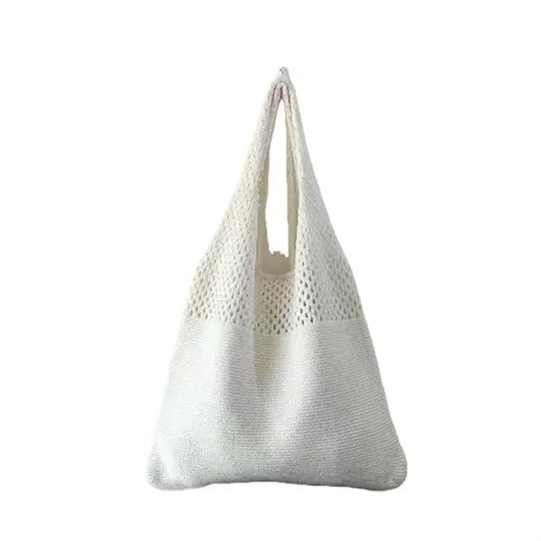 Crochet Mesh Beach Tote Bag