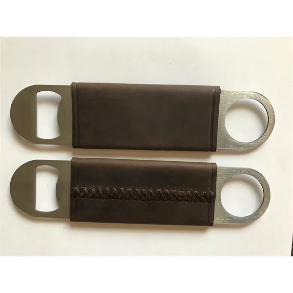 Viera Bottle Opener with Leather Wrap