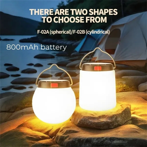 Solar Lantern Portable Rechargeable Camping Emergency Light