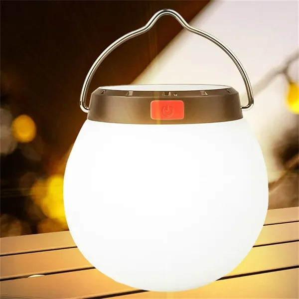 Solar Lantern Portable Rechargeable Camping Emergency Light