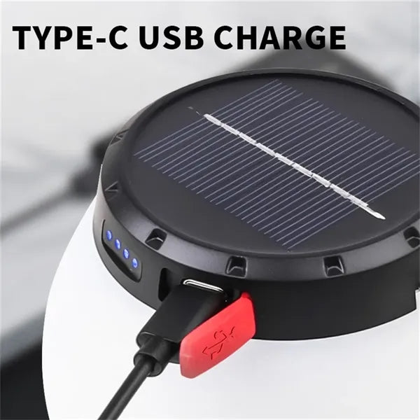 Solar Lantern Portable Rechargeable Camping Emergency Light
