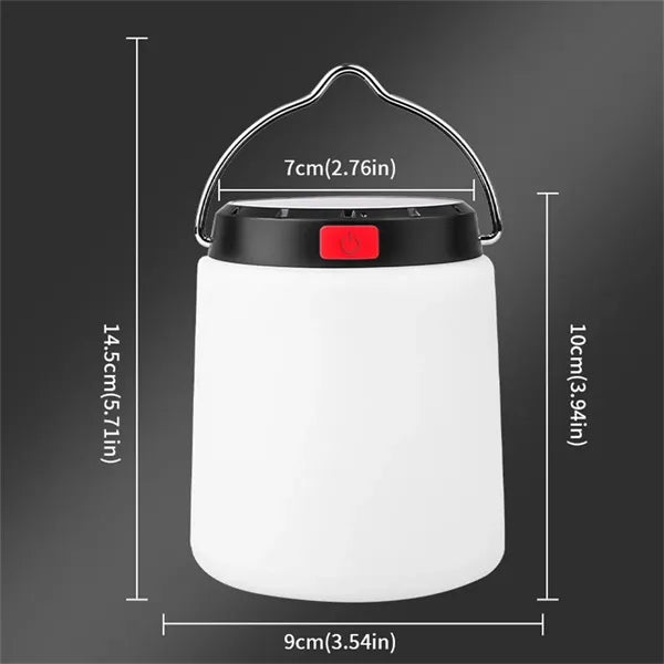 Solar Lantern Portable Rechargeable Camping Emergency Light