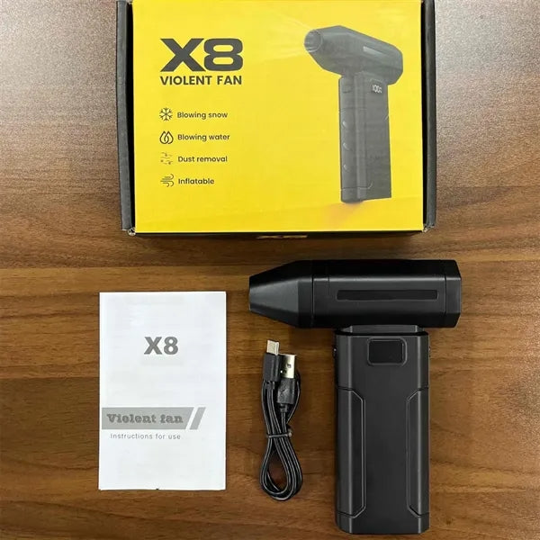 Compressed Air Duster 100000RPM Rechargeable Handheld Fan
