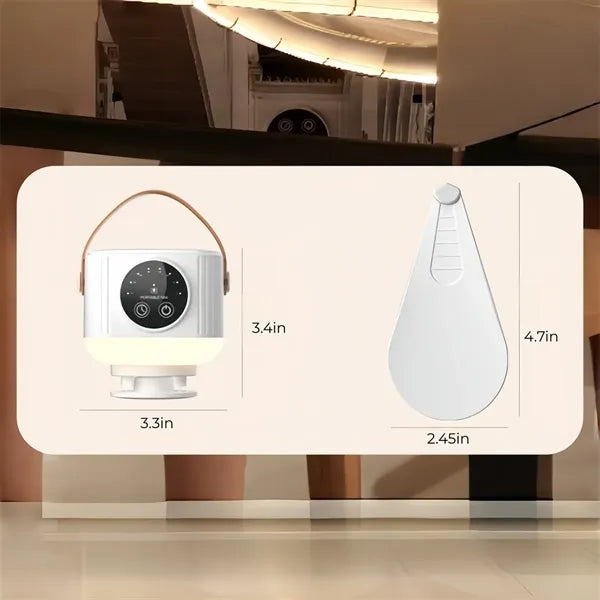 Camping Portable Hanging Fan Light 7200mAh Rechargeable