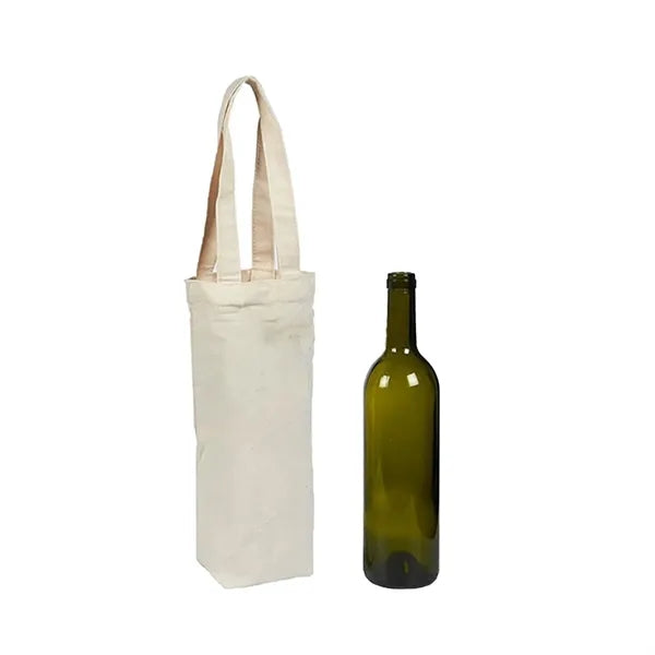 10 Oz Cotton Canvas Wine Tote Bag