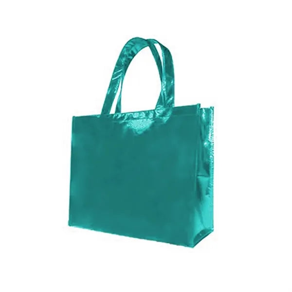Glossy Metallic Non-Woven Tote Bag