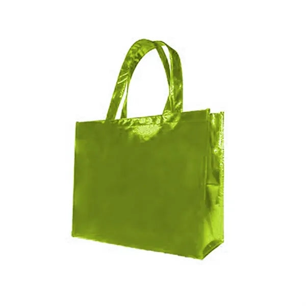Glossy Metallic Non-Woven Tote Bag