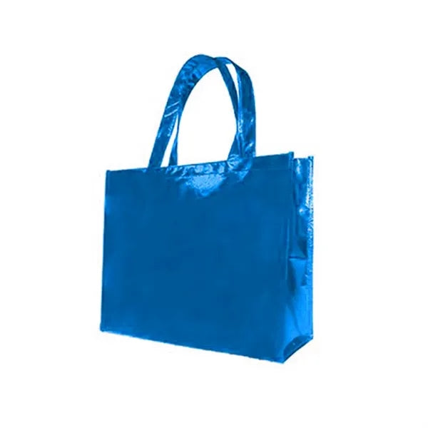 Glossy Metallic Non-Woven Tote Bag