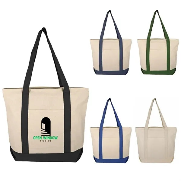 The 12oz Cotton Canvas Cosmo Tote Bag
