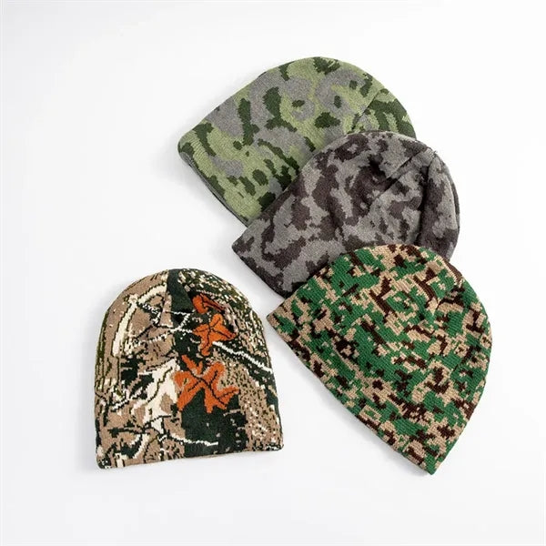 Jacquard Knit Unisex Beanie Cap