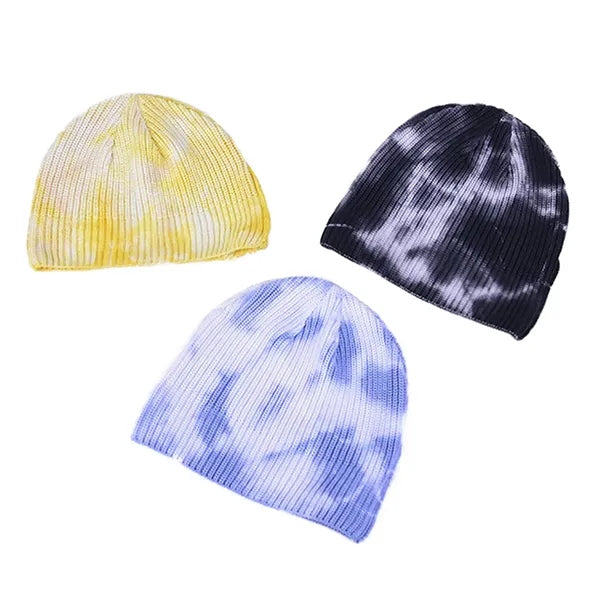 Tie-Dye Short knit Beanie