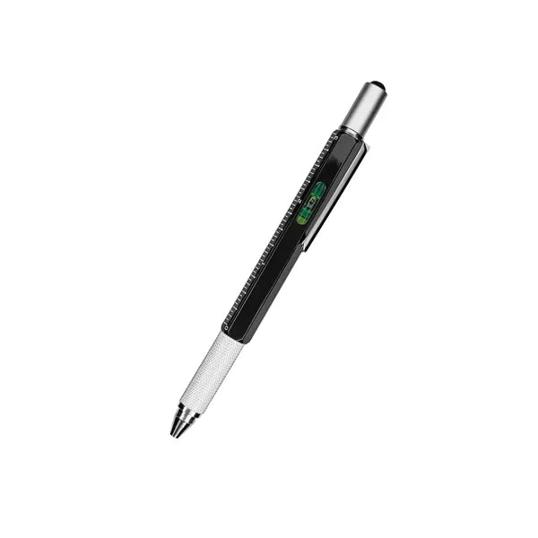 Hex-Tech 6-in-1 Multifunction Metal Utility Stylus Pen