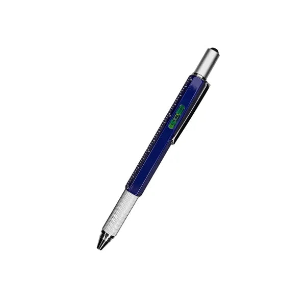Hex-Tech 6-in-1 Multifunction Metal Utility Stylus Pen