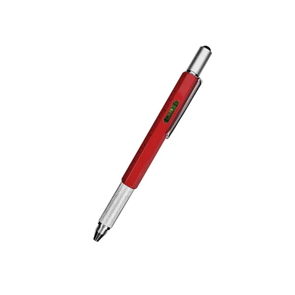 Hex-Tech 6-in-1 Multifunction Metal Utility Stylus Pen