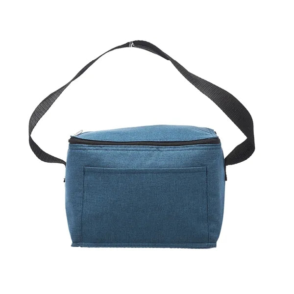 Heathered Fabric 6-Pack Insulated Lunch Tote