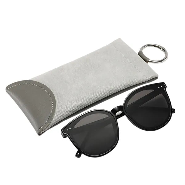 Compact Sunglasses Case with Keychain for Easy Carrying