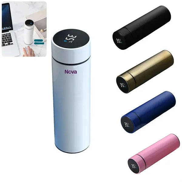 17oz With Temperature Display Travel Mug Water Bottle