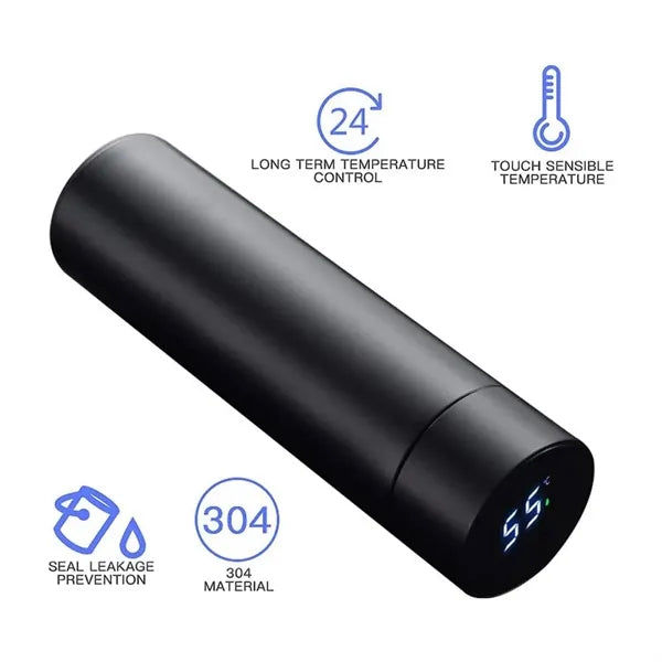 17oz With Temperature Display Travel Mug Water Bottle