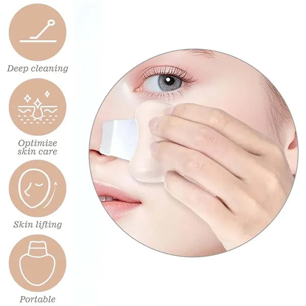 Portable Blackhead Remover Tools Skin Scrubber Face Spatula