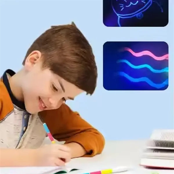 Invisible Ink UV Marker Purple Light Spy Pen Gift