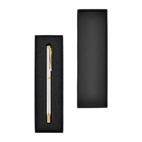 Premium Gold-Trim Executive Metal Gel Pen Gift Set