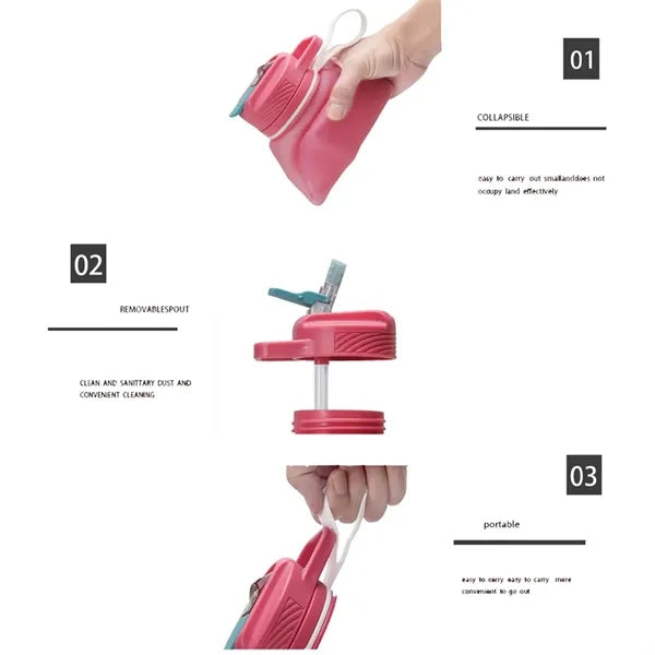 Outdoor Portable Collapsible Water Bottle