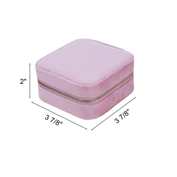 Velvet Jewelry Box for Travel & Storage