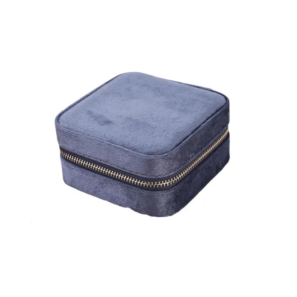 Velvet Jewelry Box for Travel & Storage