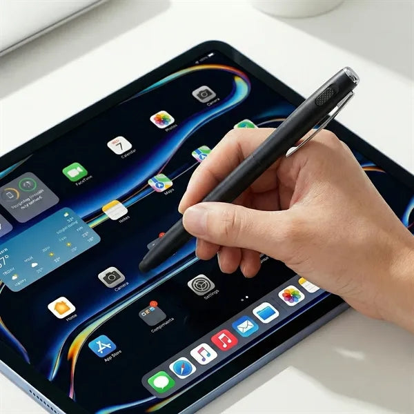 Slide Switch LED Flashlight Stylus Ballpoint Pen