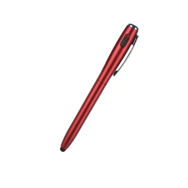 Slide Switch LED Flashlight Stylus Ballpoint Pen