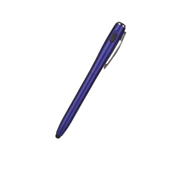 Slide Switch LED Flashlight Stylus Ballpoint Pen