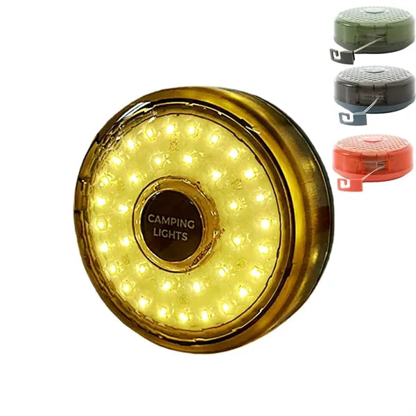33.8ft Tape Camping Light String Rechargeable