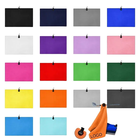 23.6*15.7" Magnetic Golf Towel Microfiber Waffle 18 Colors